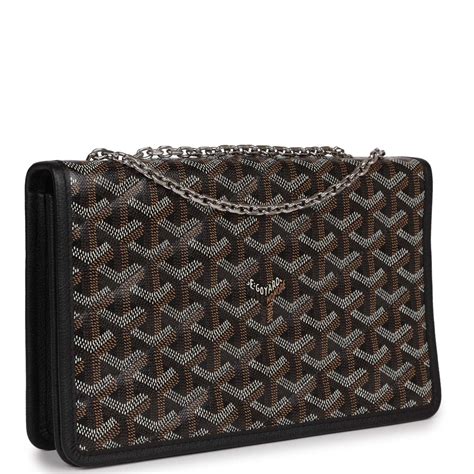 GOYARD Goyardine Alexandre III Bag Jet Black 